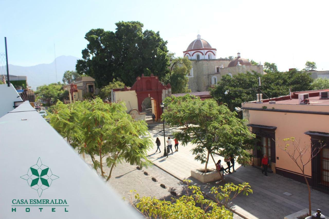 Casa Esmeralda Hotel Oaxaca Bagian luar foto