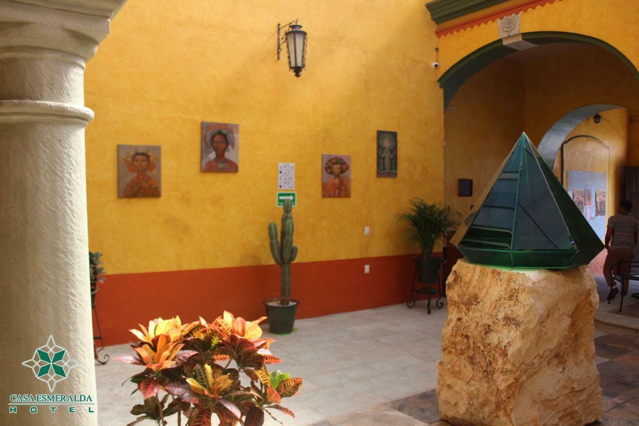 Casa Esmeralda Hotel Oaxaca Bagian luar foto