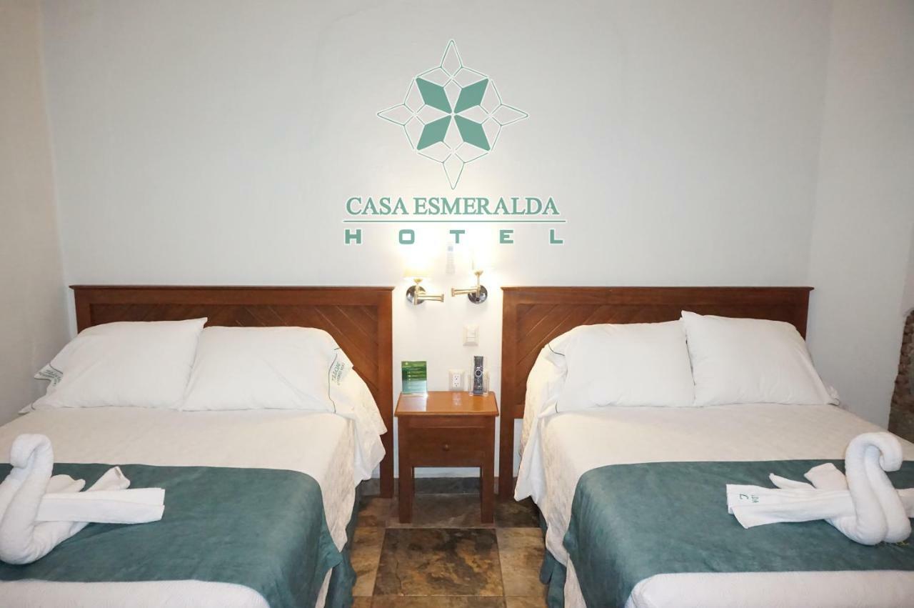 Casa Esmeralda Hotel Oaxaca Bagian luar foto