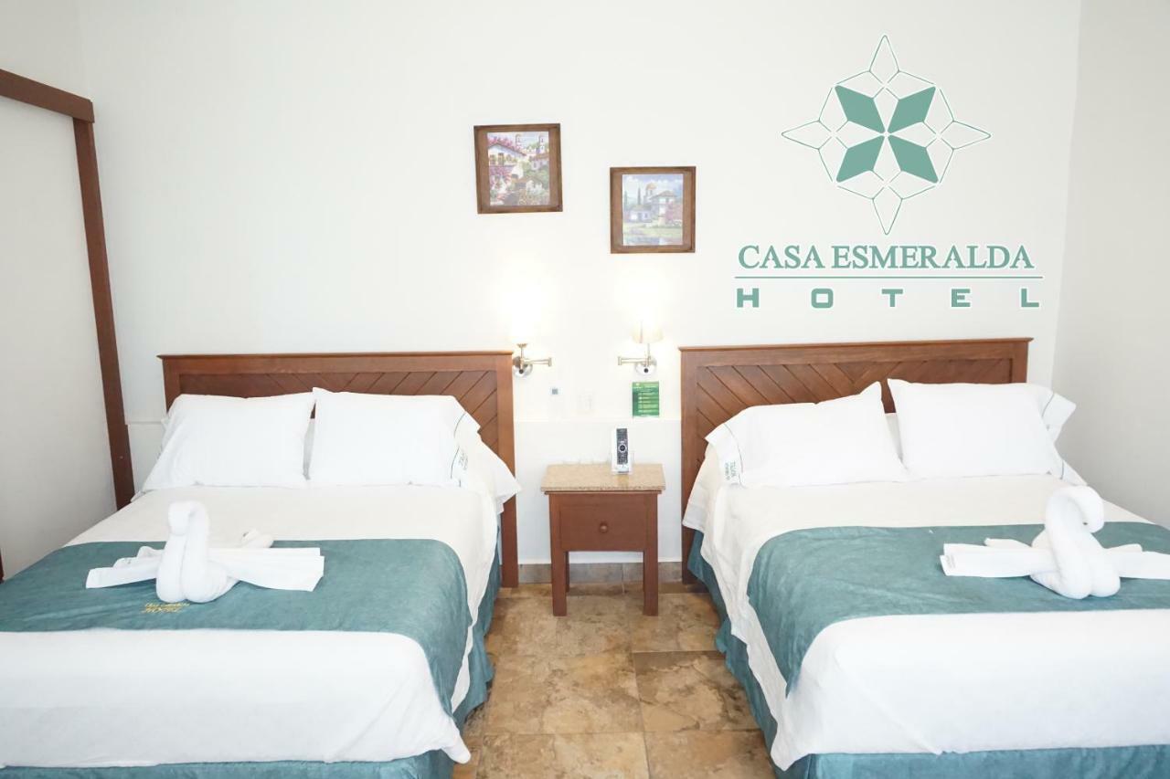 Casa Esmeralda Hotel Oaxaca Bagian luar foto