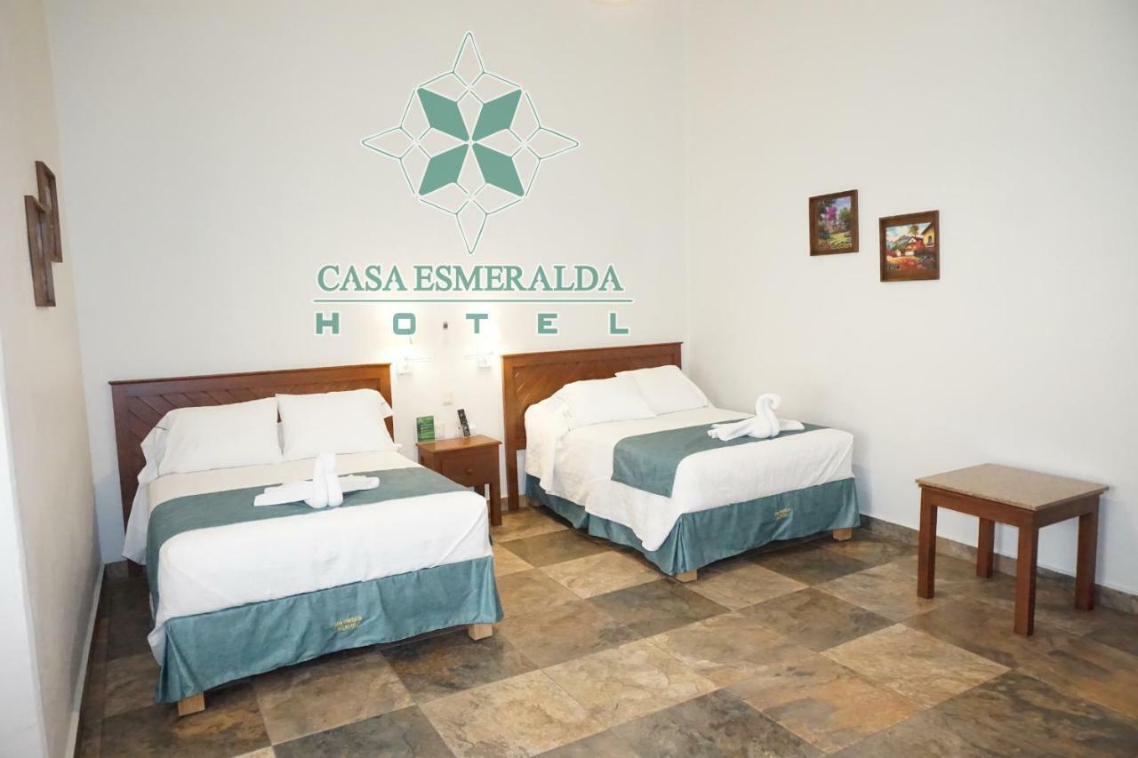 Casa Esmeralda Hotel Oaxaca Bagian luar foto